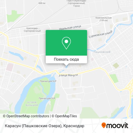 Карта Карасун (Пашковские Озера)