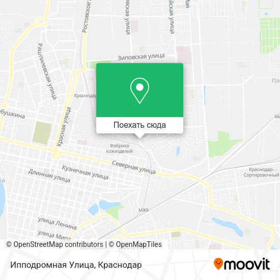 Карта Ипподромная Улица