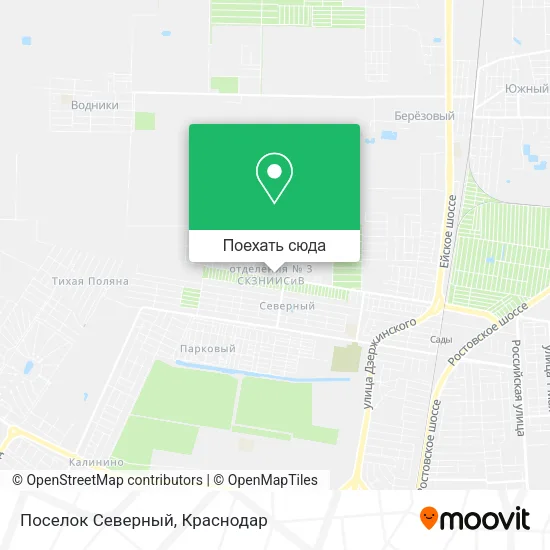 Карта Поселок Северный