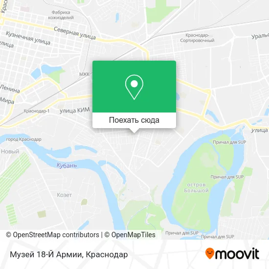Карта Музей 18-Й Армии