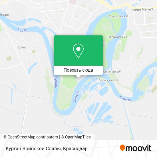 Карта Курган Воинской Славы