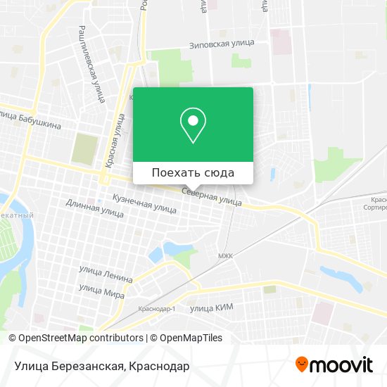 Карта Улица Березанская