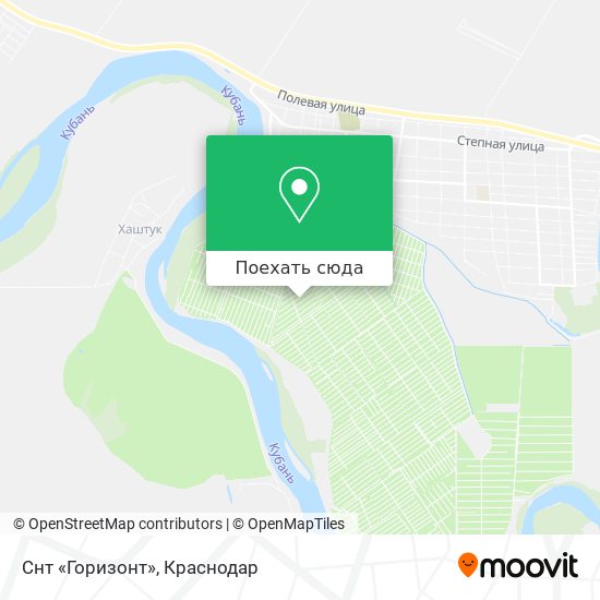 Карта Снт «Горизонт»