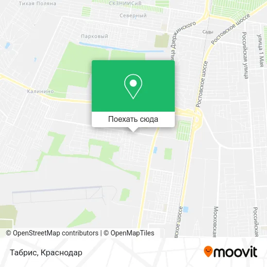 Карта Табрис