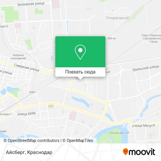 Карта Айсберг