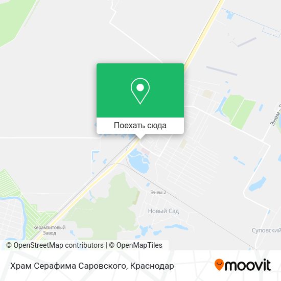 Карта Храм Серафима Саровского