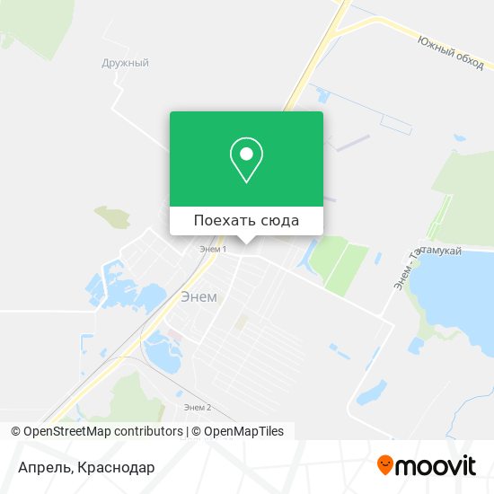 Карта Апрель
