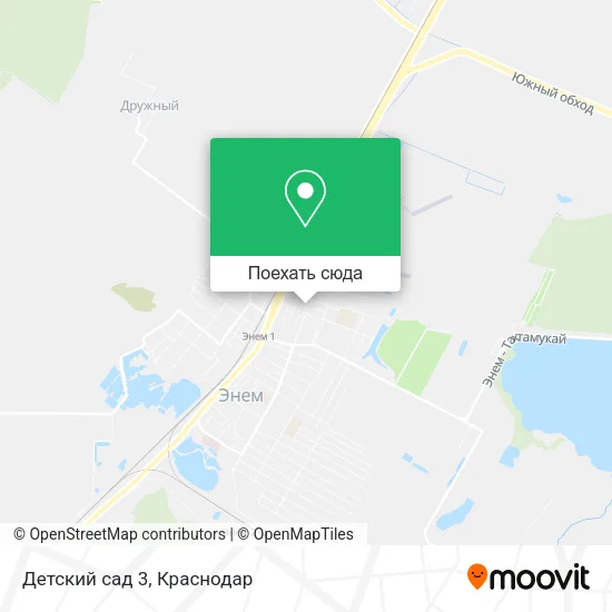 Карта Детский сад 3