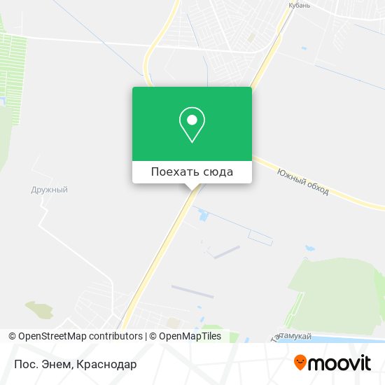 Энем на карте