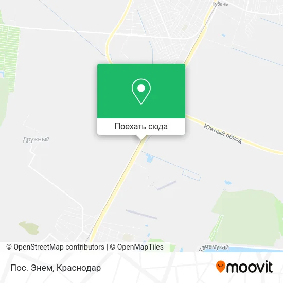 Карта Пос. Энем