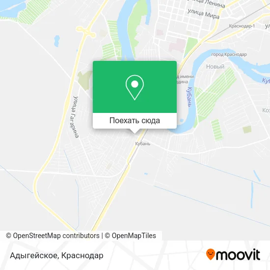 Карта Адыгейское