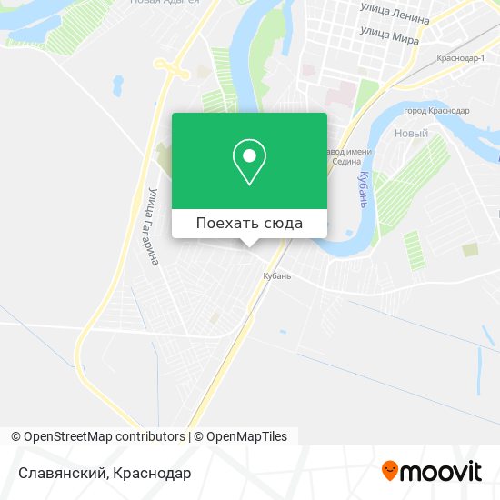 Карта Славянский