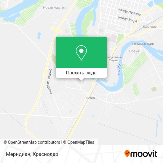 Карта Меридиан