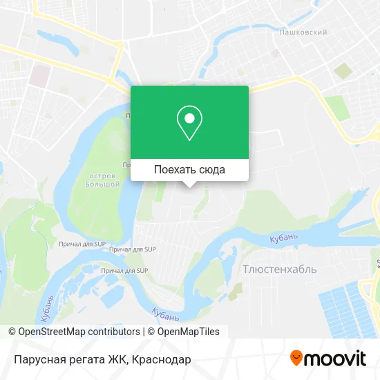 Карта Парусная регата ЖК