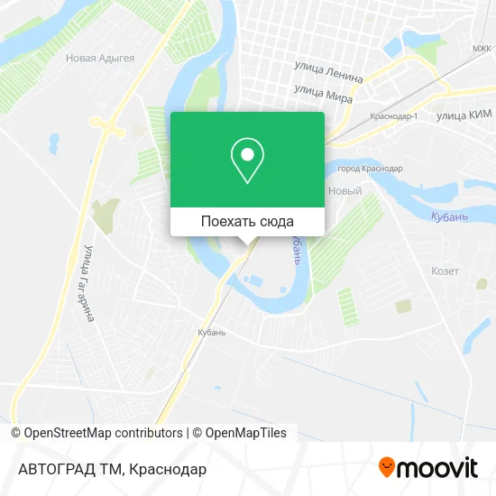 Карта АВТОГРАД ТМ