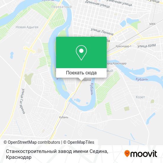 Карта Станкостроительный завод имени Седина
