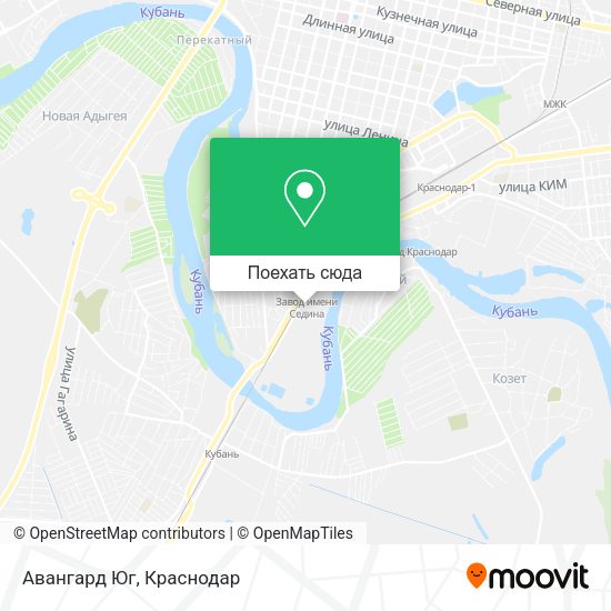 Карта Авангард Юг