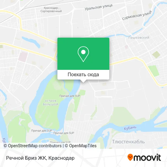 Карта Речной Бриз ЖК