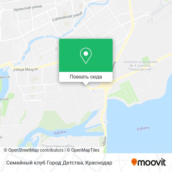 Карта Семейный клуб Город Детства