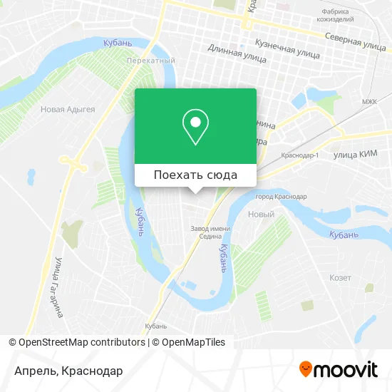 Карта Апрель