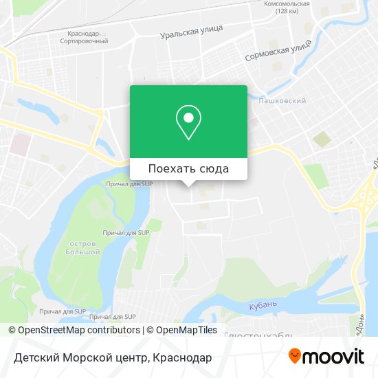 Карта Детский Морской центр