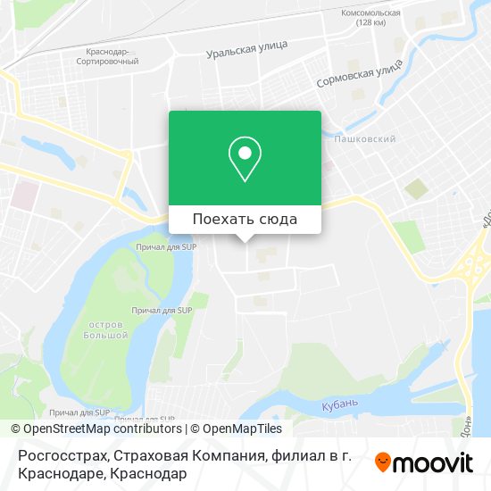 Карта Росгосстрах, Страховая Компания, филиал в г. Краснодаре