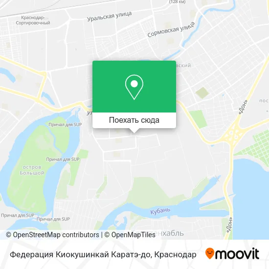 Карта Федерация Киокушинкай Каратэ-до