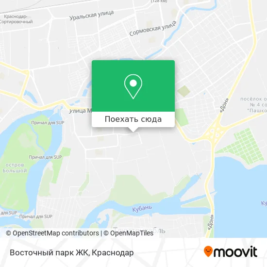 Карта Восточный парк ЖК