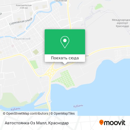 Карта Автостоянка-Оз Малл