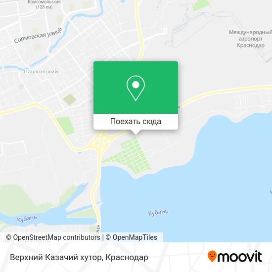 Карта Верхний Казачий хутор