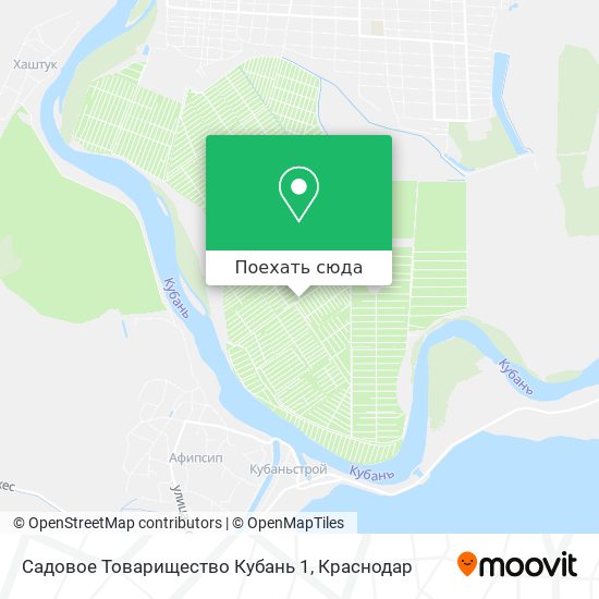 Карта Садовое Товарищество Кубань 1