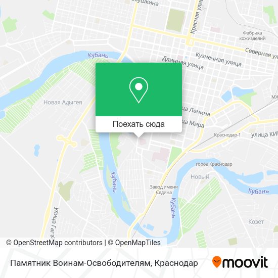 Карта Памятник Воинам-Освободителям