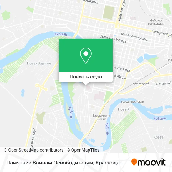 Карта Памятник Воинам-Освободителям