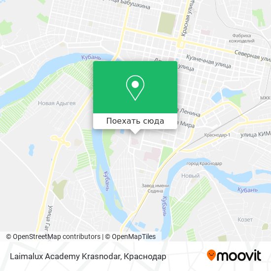 Карта Laimalux Academy Krasnodar