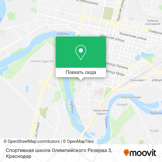 Карта Спортивная школа Олимпийского Резерва 3