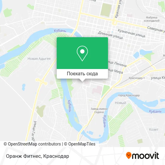 Карта Оранж Фитнес