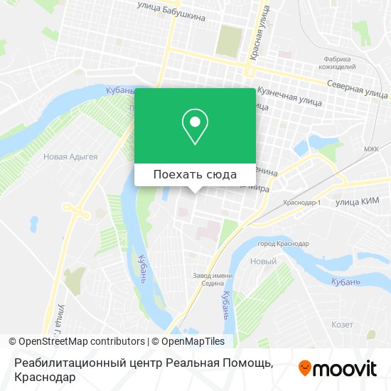Карта Реабилитационный центр Реальная Помощь