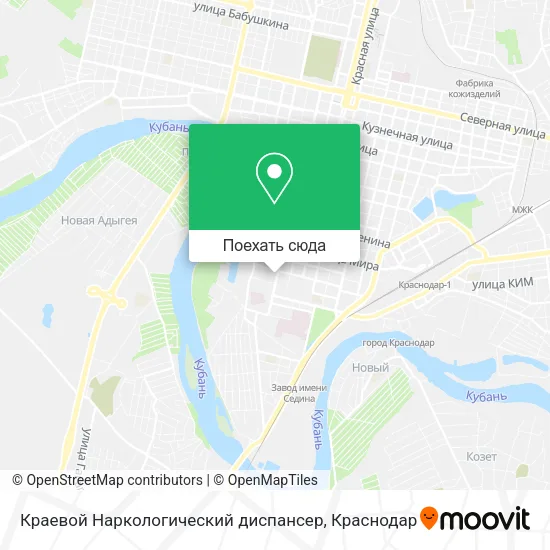 Карта Краевой Наркологический диспансер