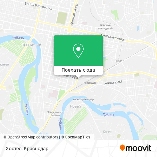 Карта Хостел