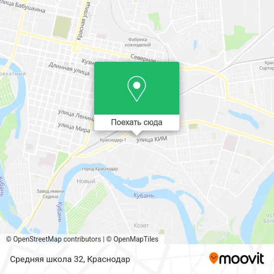 Карта Средняя школа 32