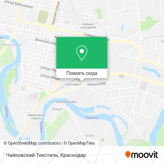 Карта Чайковский Текстиль