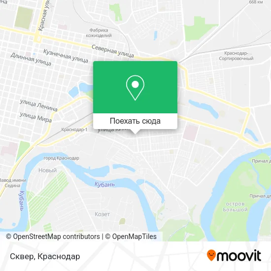 Карта Сквер