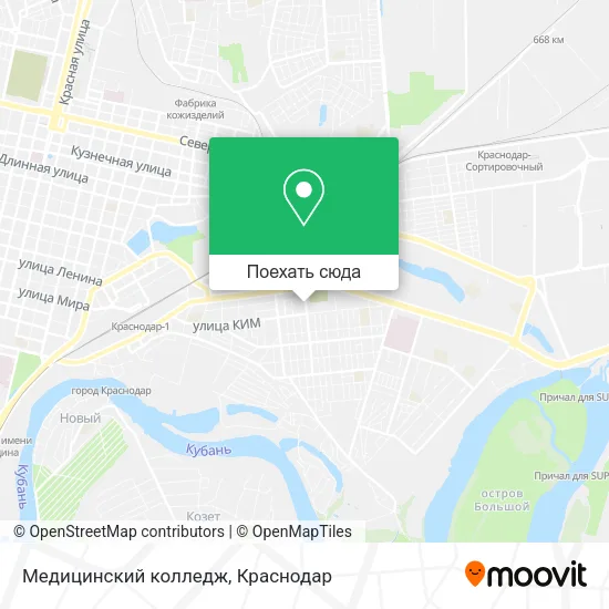 Карта Медицинский колледж