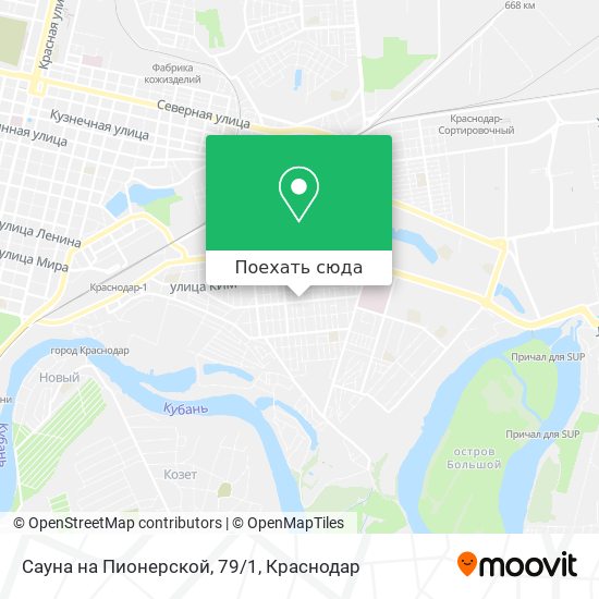 Карта Сауна на Пионерской, 79/1