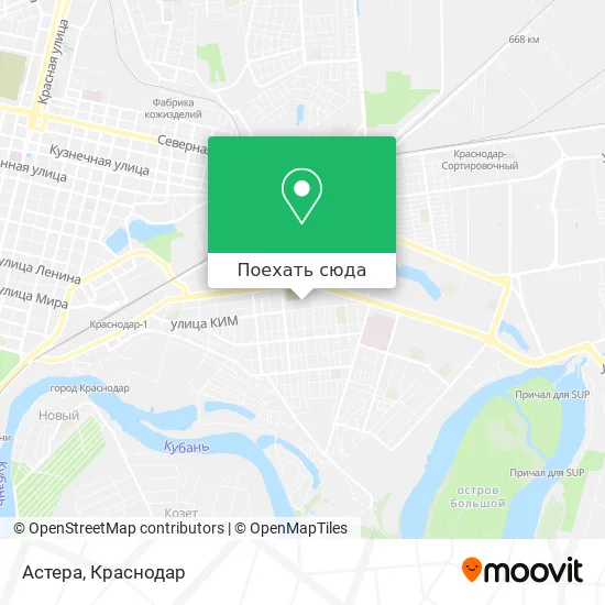 Карта Астера
