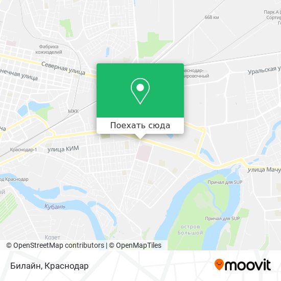 Карта Билайн