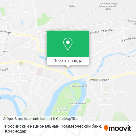 Карта Российский национальный Коммерческий банк