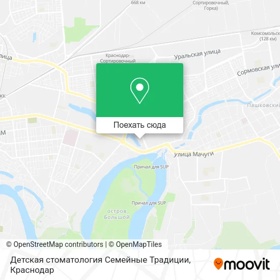 Карта Детская стоматология Семейные Традиции
