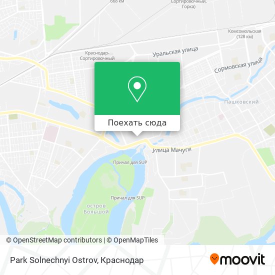 Карта Park Solnechnyi Ostrov