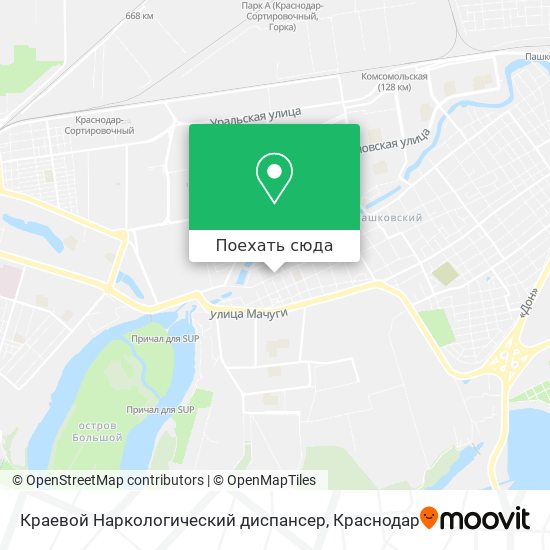 Карта Краевой Наркологический диспансер